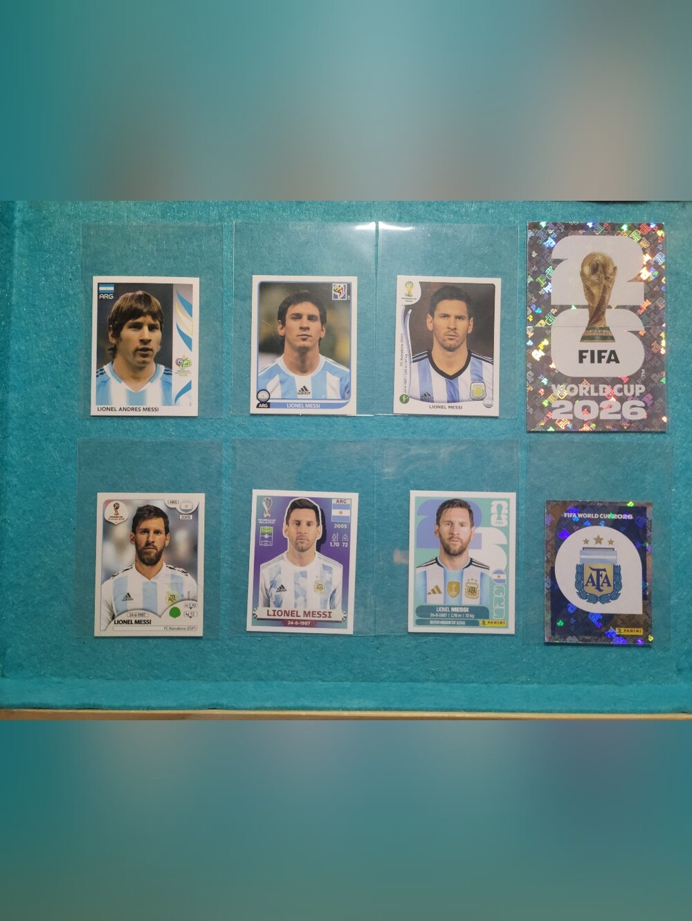 Panini Messi World Cup Sticker Set